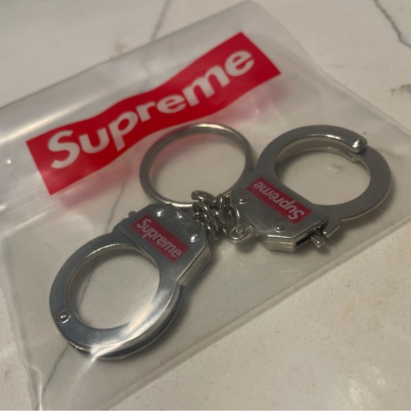 Supreme Handcuffs Keychain